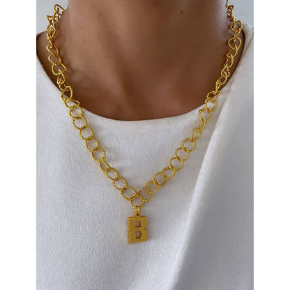 MNSH Signature Initial B Necklace