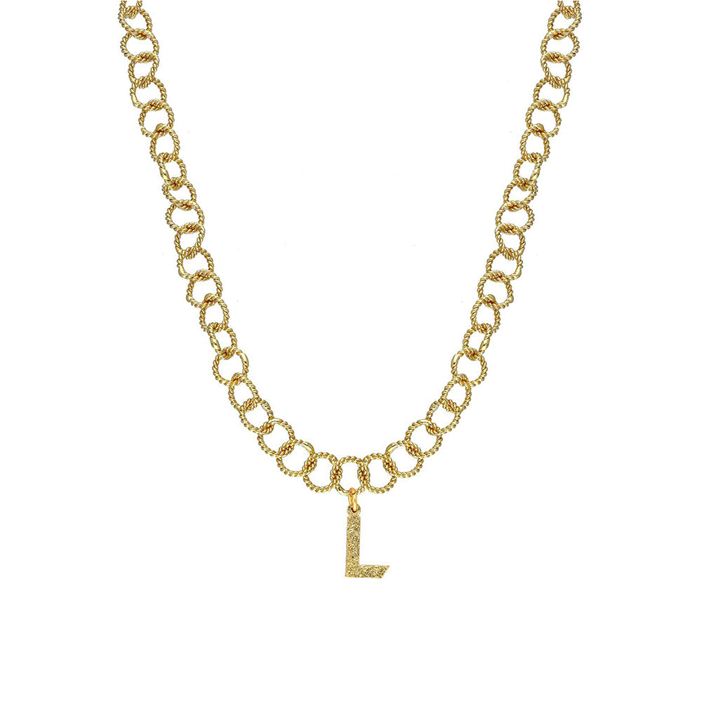 MNSH Signature Initial L Necklace
