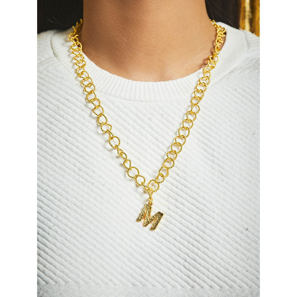 MNSH Signature Initial M Necklace