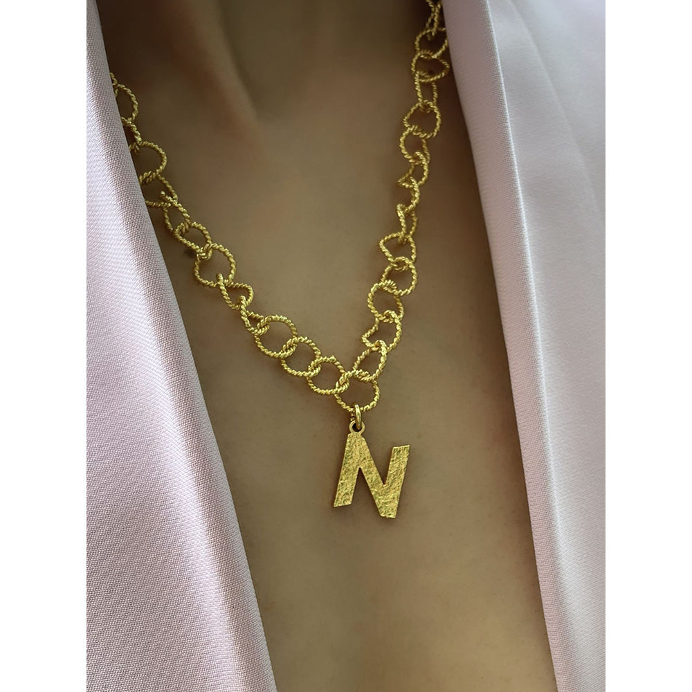 MNSH Signature Initial N Necklace