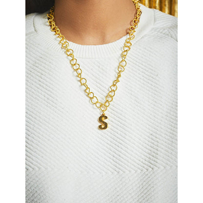 MNSH Signature Initial S Necklace