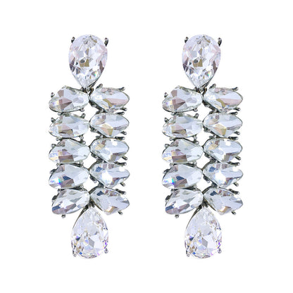 ORNAMAAS Silver Plated Galactic Cut Cocktail Phukari Earrings