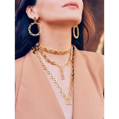 Prerto Gold Plated Jovial Earrings