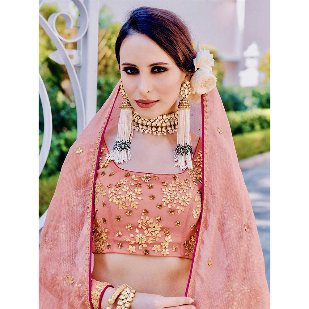 Prerto Gold Plated Multi-Colour Jasmine Earrings