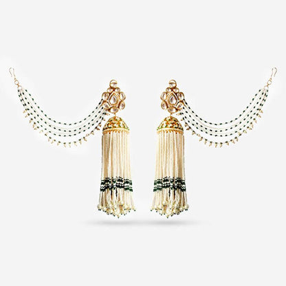 Prerto Gold Plated Multi-Colour Jasmine Earrings