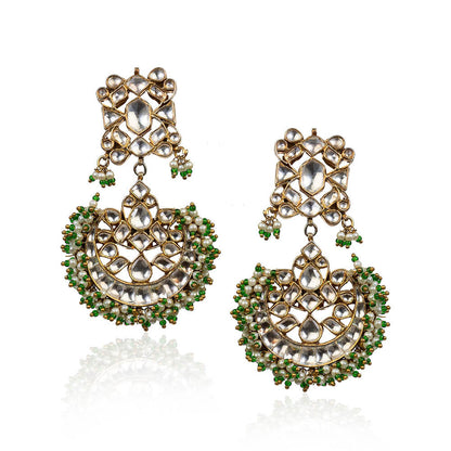 RIANA JEWELLERY Chand Shaped Earrings
