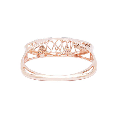 Shaze Rose Gold Oval Bracelet