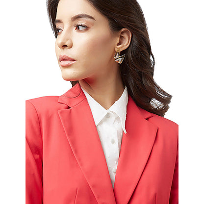 Shaze Gold Overlap Earrings