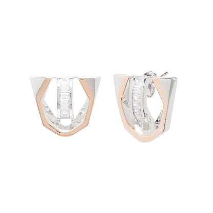 Shaze Multi-Color Symmetry Earrings