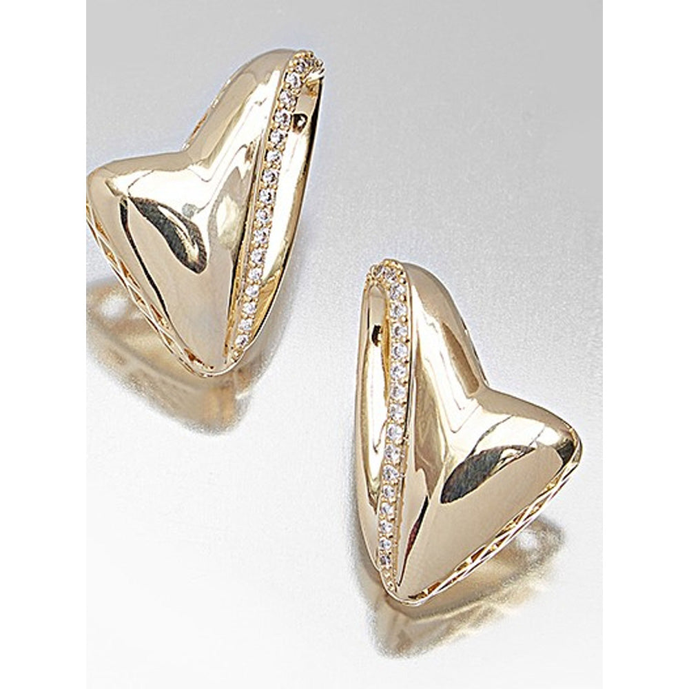 Shaze Diamond Line Earring For Women