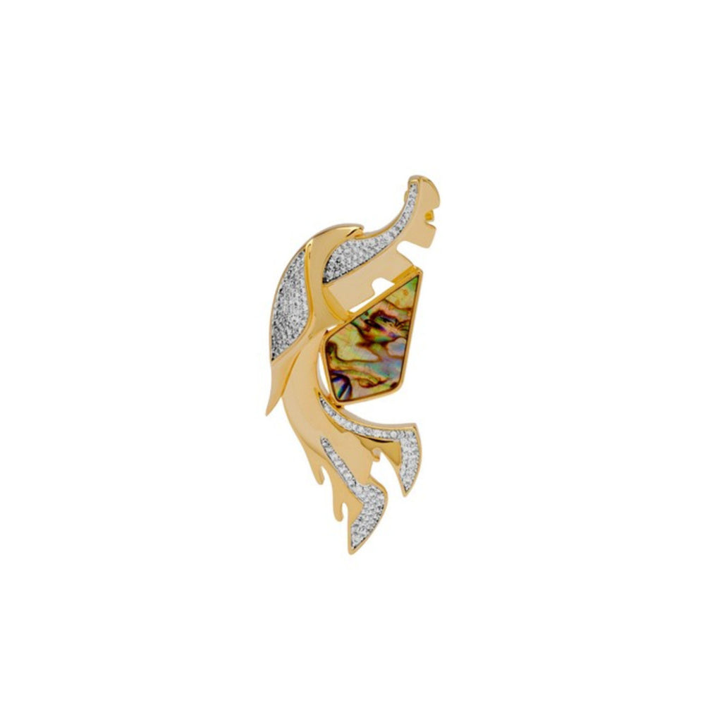 Shaze Angular Curve Earrings For Women