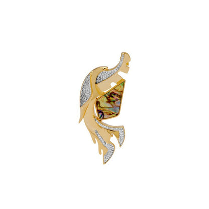 Shaze Angular Curve Earrings For Women