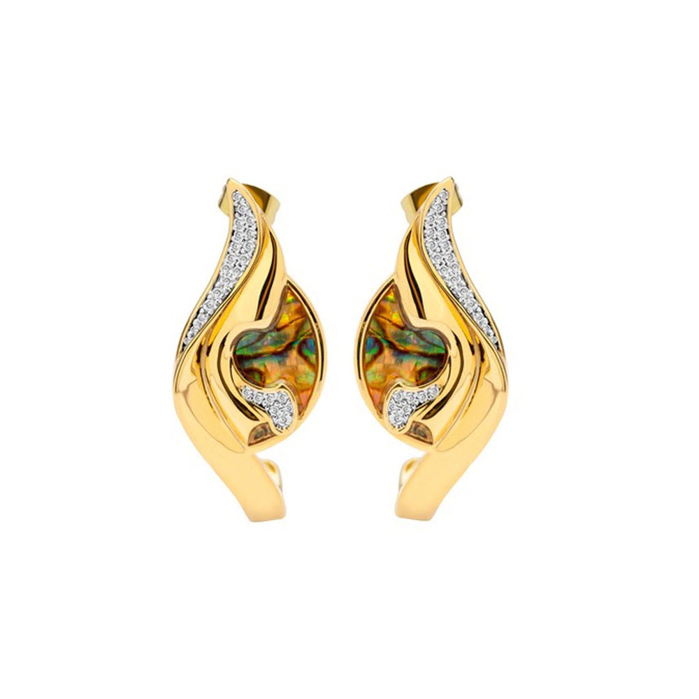 Shaze Flaming Arc Earrings For Women
