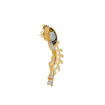 Shaze Winged Cuff Earrings For Women