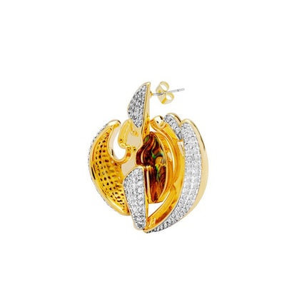 Shaze Dual Edged Earrings For Women