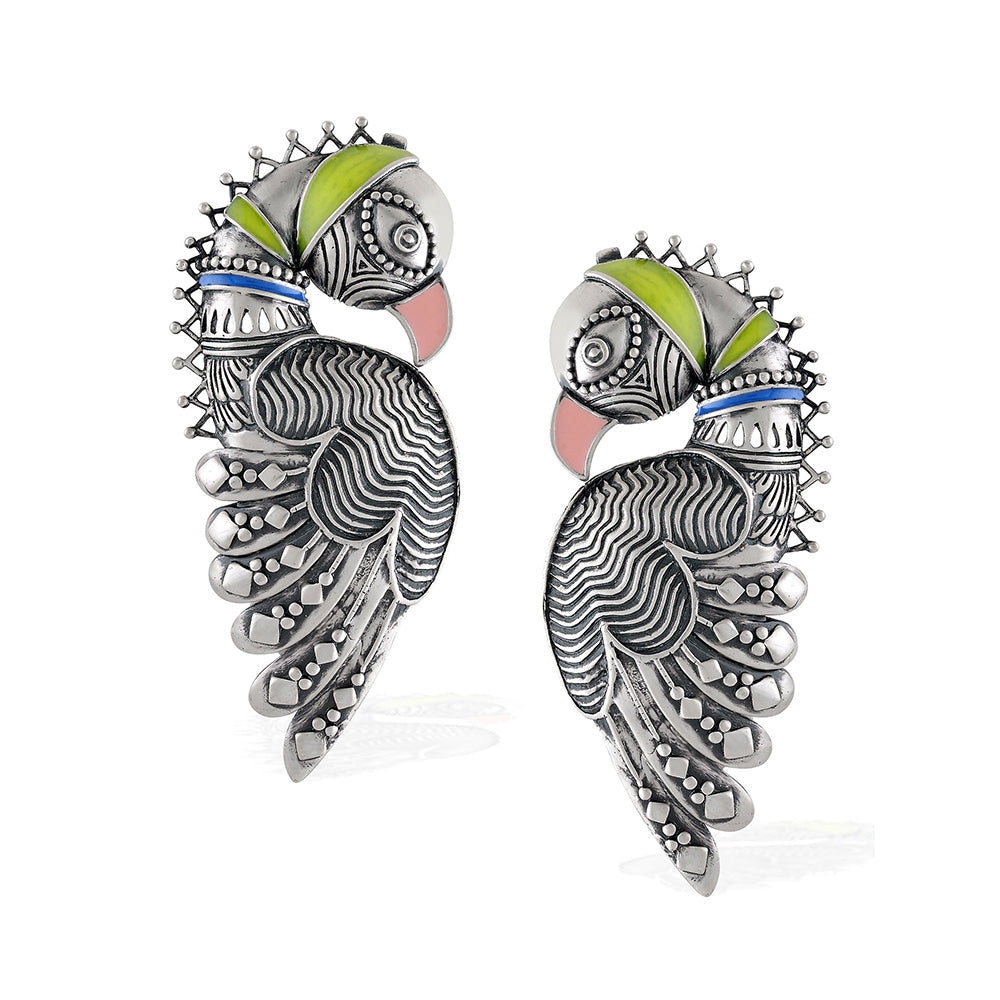 Tribe Amrapali Chandrika Bird Earcuffs