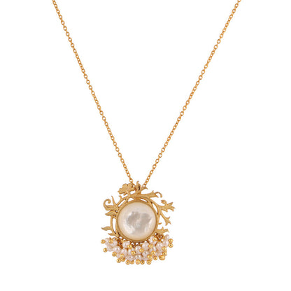 Zariin Gold Plated Hidden Secrets Pendent Necklace