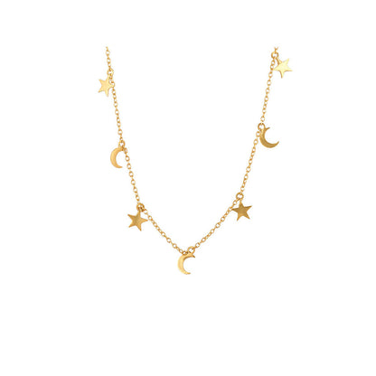 Zariin Gold Midnight Magic Long Necklace