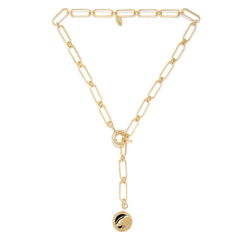 Zariin Gold Soul of the Ram Aries Zodiac Necklace