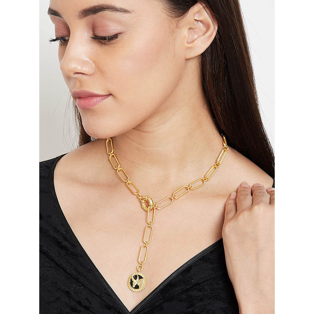 Zariin Gold Soul of the Bull Taurus Zodiac Necklace