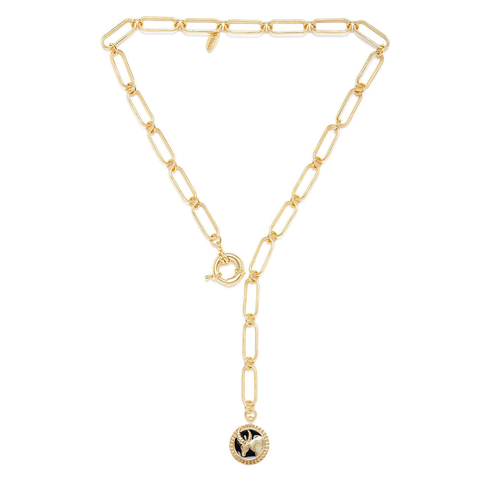 Zariin Gold Soul of the Bull Taurus Zodiac Necklace