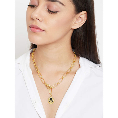 Zariin Gold Soul of the Crab Cancer Zodiac Necklace