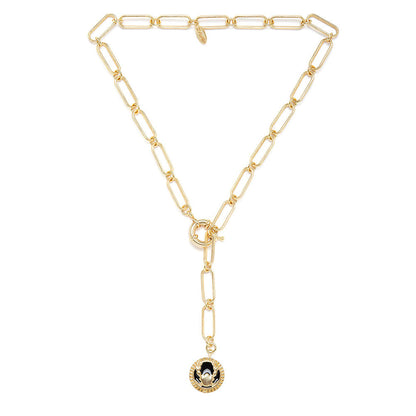 Zariin Gold Soul of the Crab Cancer Zodiac Necklace