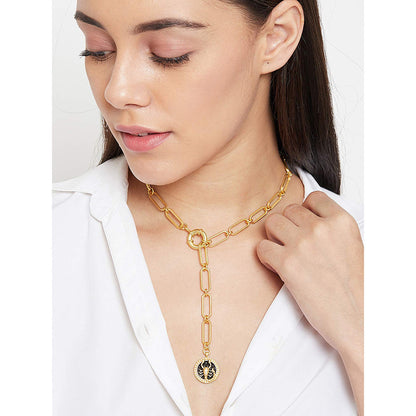 Zariin Gold Soul of the Scorpion Scorpio Zodiac Necklace