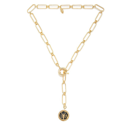 Zariin Gold Soul of the Scorpion Scorpio Zodiac Necklace