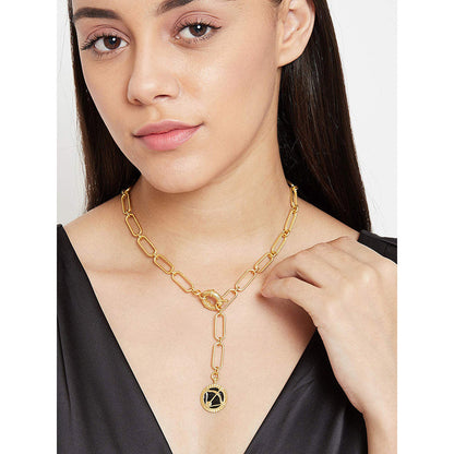Zariin Gold Soul of the Archer Sagittarius Zodiac Necklace