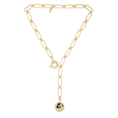 Zariin Gold Soul of the Sea Goat Capricorn Zodiac Necklace