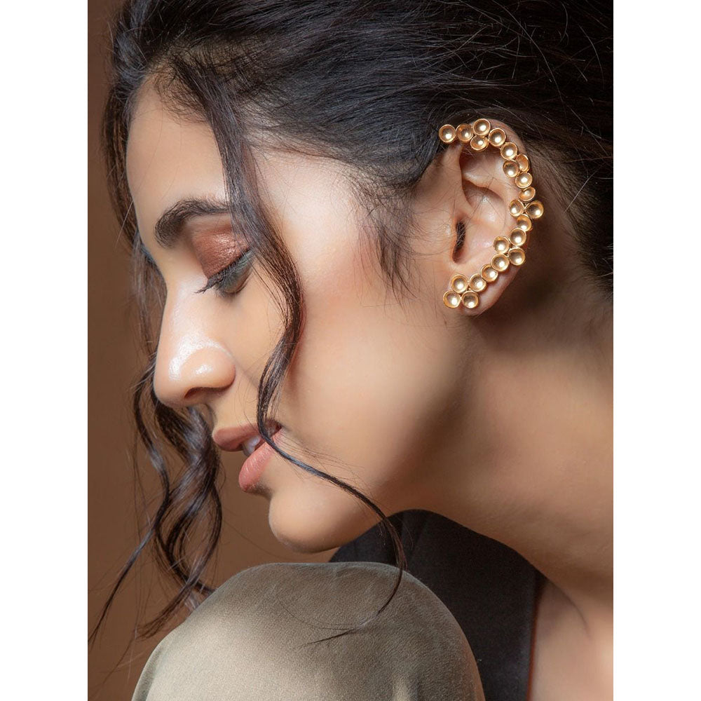 Suhani Pittie Enticing Gold Plated Pods Ear Cuff