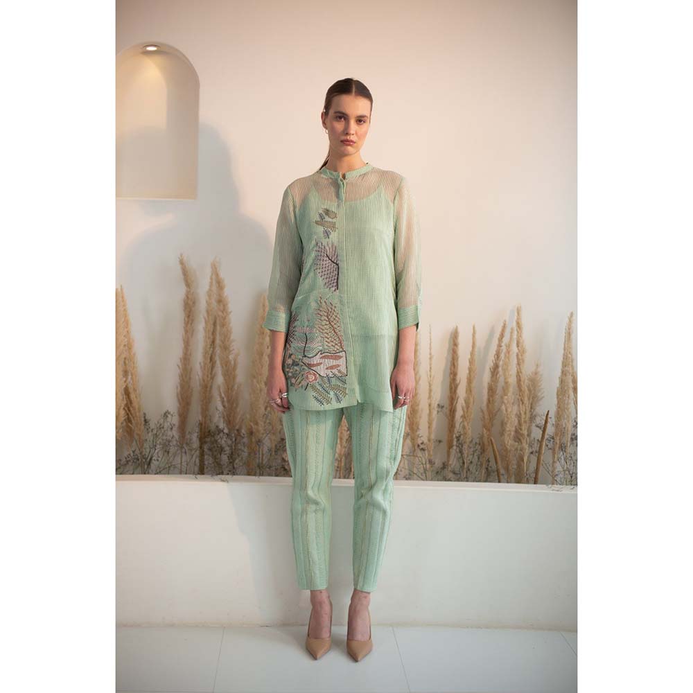 OJA Fern Mint Green Co-Ord (Set of 3)