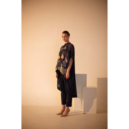 OJA Fern Midnight Blue Linen Co-Ord (Set of 3)