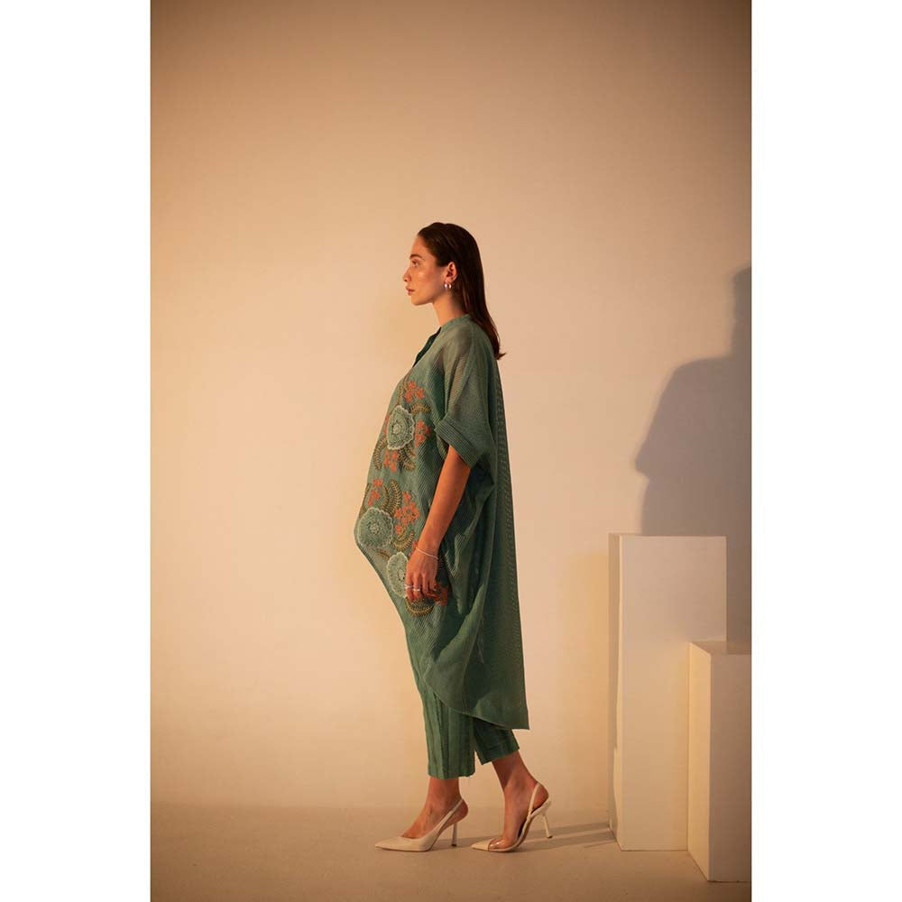 OJA Fern Pine Green 3 Piece Co-Ord (Set of 3)