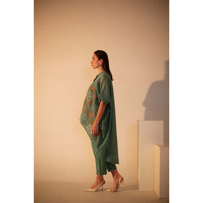 OJA Fern Pine Green 3 Piece Co-Ord (Set of 3)