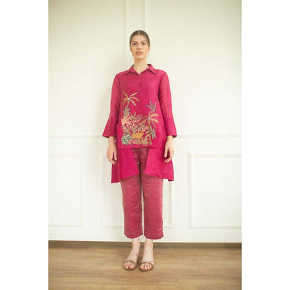 OJA Aurum Pink Tunic and Pant Co-Ord (Set of 2)