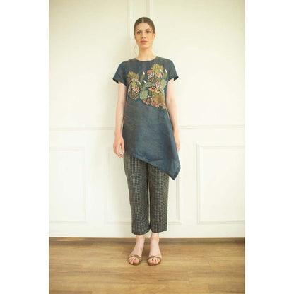 OJA Aurum Marina Silk Co-Ord (Set of 2)