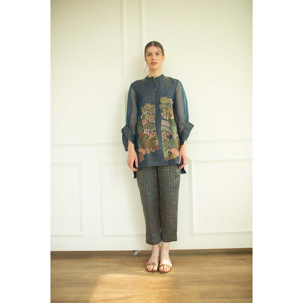 OJA Aurum Marina Tunic and Pant Co-Ord (Set of 2)