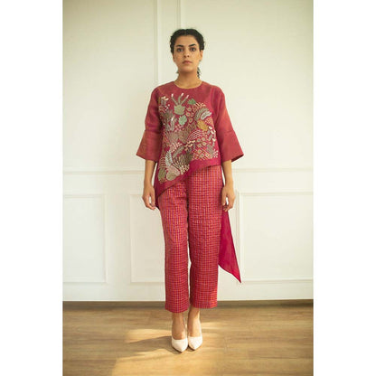 OJA Aurum Flamingo Pink Co-Ord (Set of 2)
