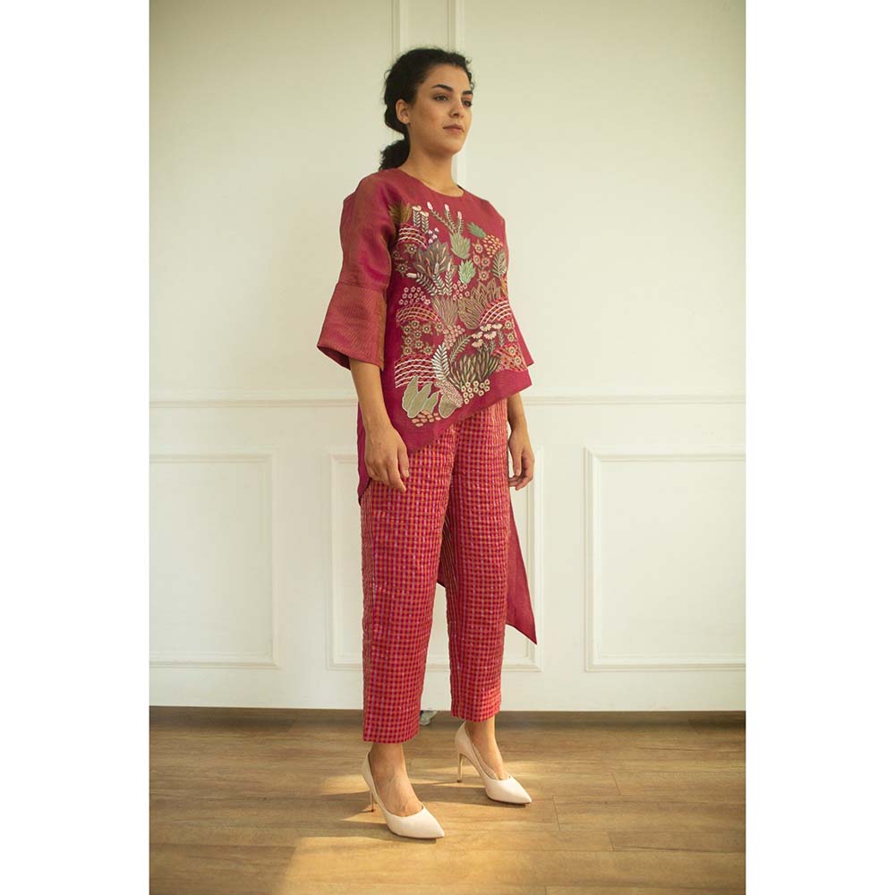 OJA Aurum Flamingo Pink Co-Ord (Set of 2)