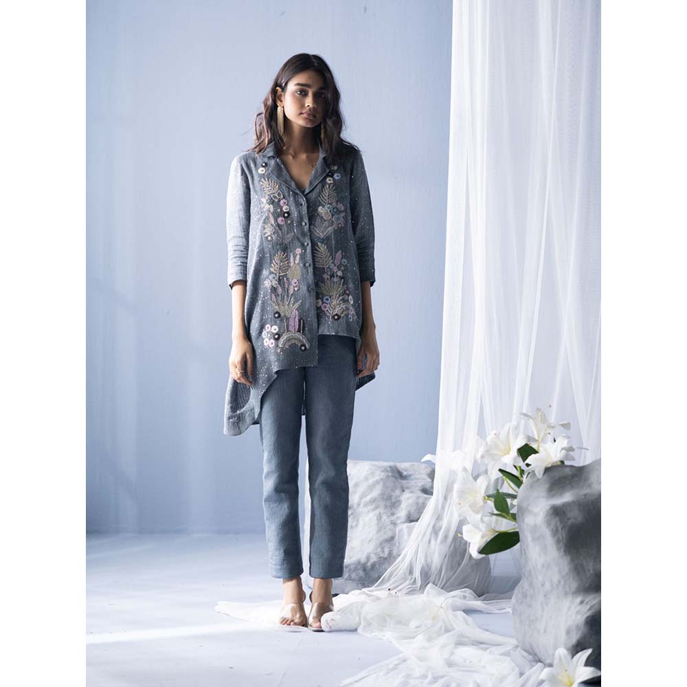 OJA Grey Shirt with Pant (Set of 2)