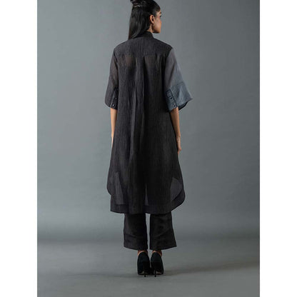 OJA Black Kurta with Pant (Set of 2)