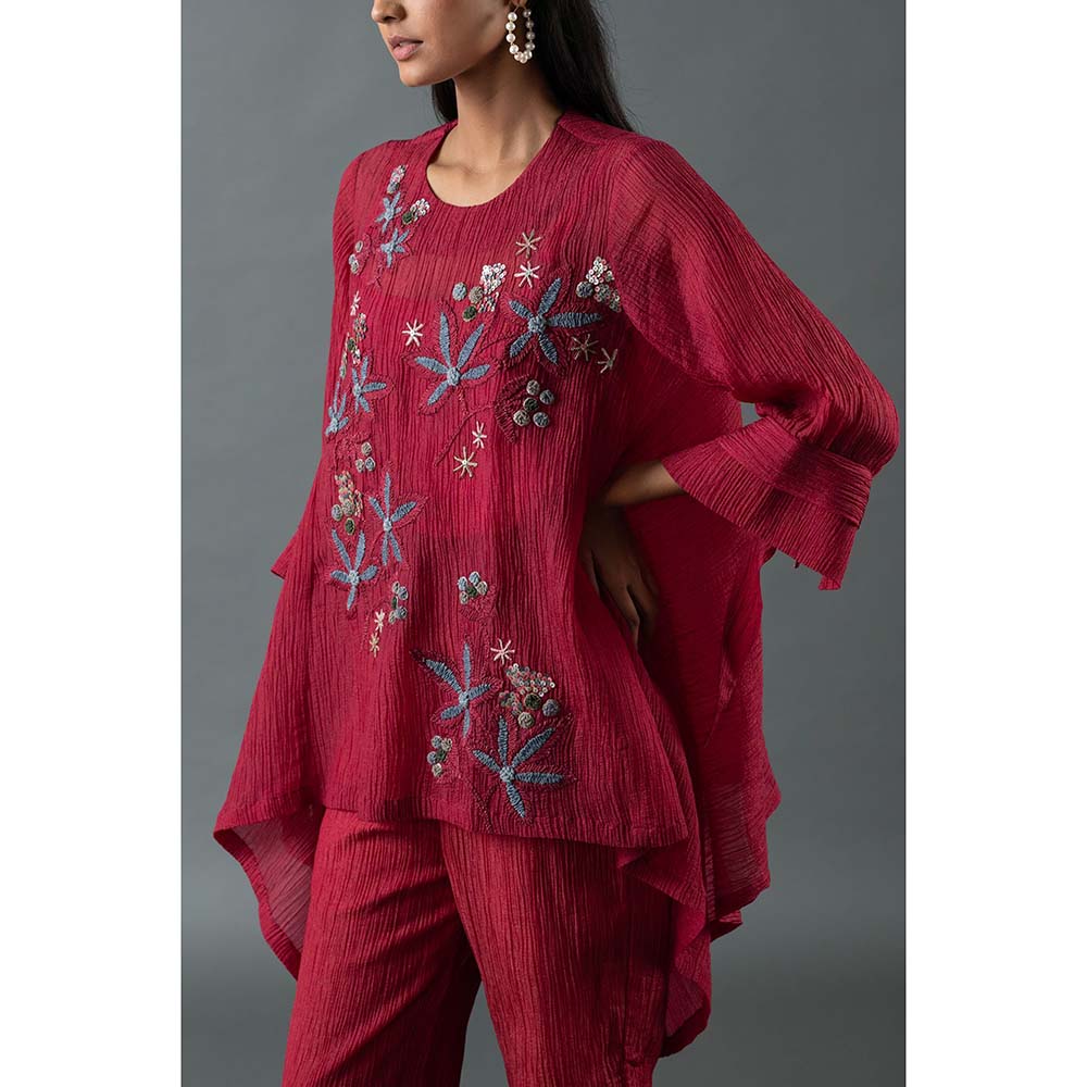 OJA Red Top with Pant (Set of 2)