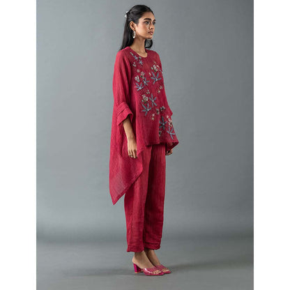OJA Red Top with Pant (Set of 2)