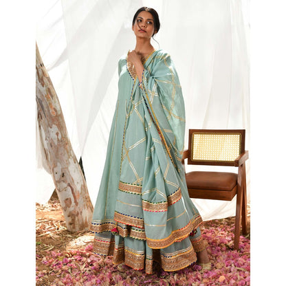 OMAANA Atrangi Anarkali Set (Set of 3)