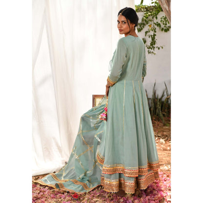 OMAANA Atrangi Anarkali Set (Set of 3)
