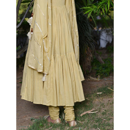 OMAANA Chandan Anarkali Set (Set of 3)