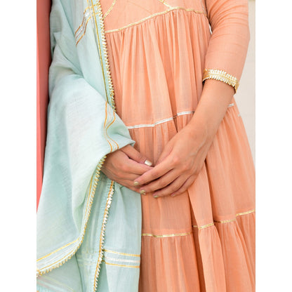 OMAANA Fiza Palazzo Set (Set of 3)