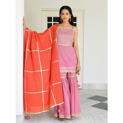 OMAANA Kamal Sohini Sharara Set (Set of 3)